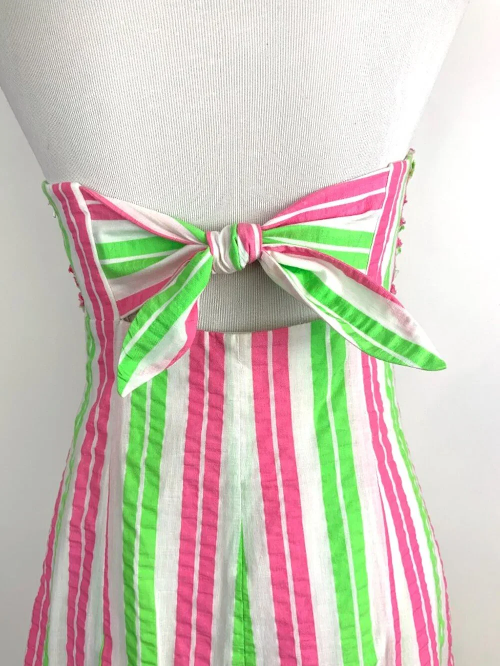 Lilly Pulitzer Franco Cotton Strapless Mini Dress Summer Vacation Sz 8 - Picture 8 of 16